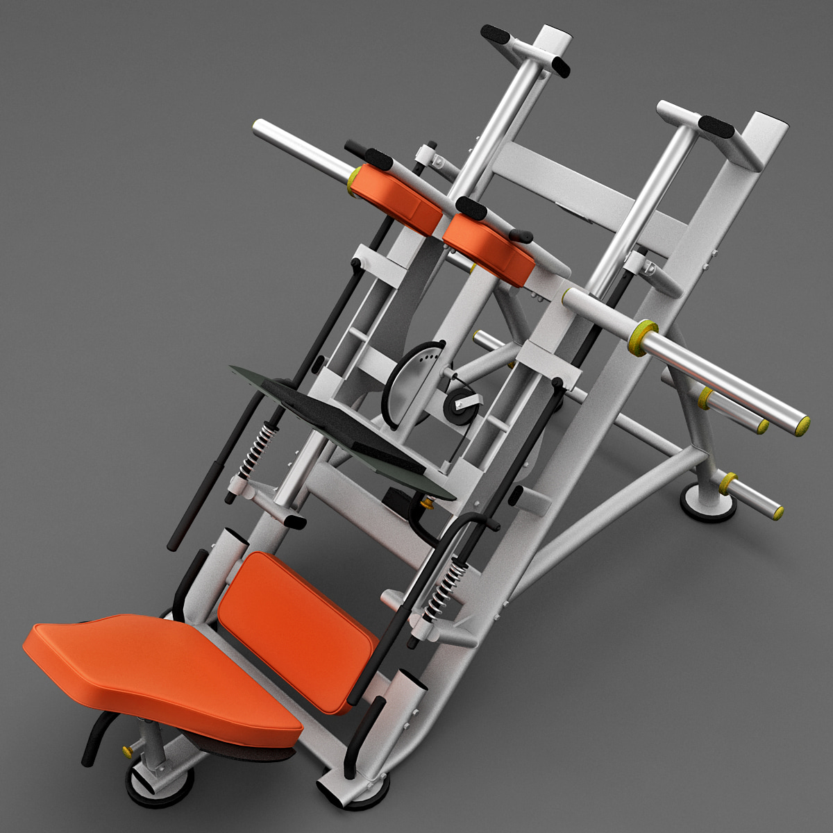 leg press machine 3d max
